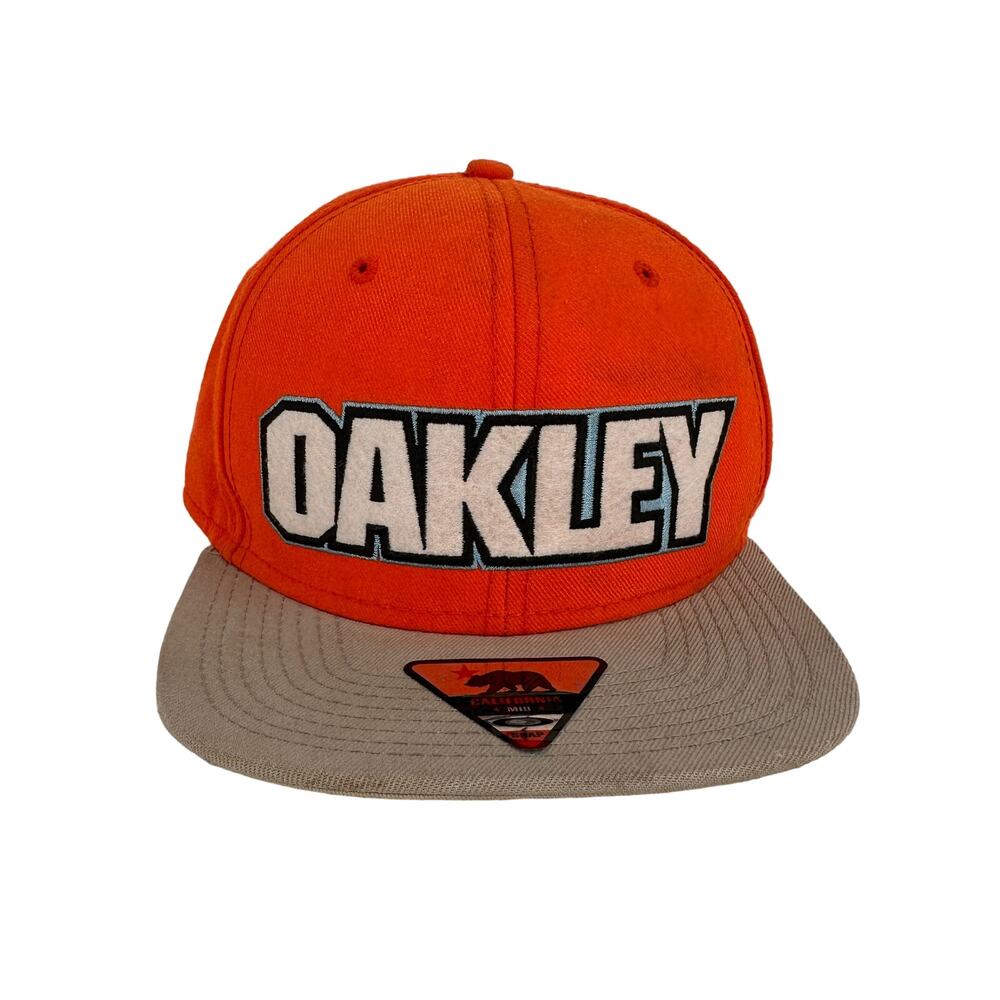 Oakley Orange Adjustable California Baseball Hat
